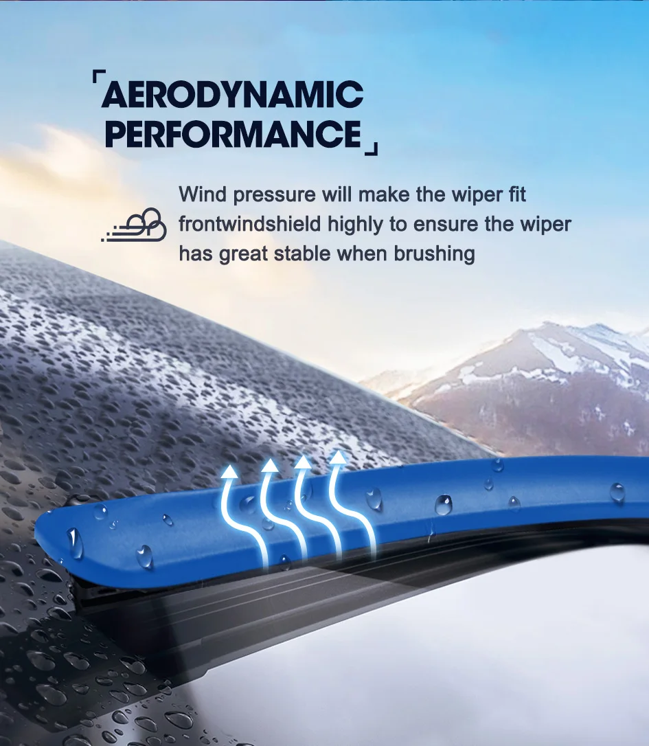 hesite color hybrid wiper blades for jeep patriot grand cherokee commander compass renegade wrangler vehicles windshield wipers free global shipping