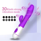 Вибратор для точки G Женский Силиконовый водонепроницаемый, 30 скоростей, вибрация, эротическая секс-игрушка для женщин, мастурбация, товары для взрослых
