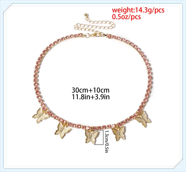 Женское ожерелье золотая цепь яркий ошейник для женщин яркая тенниса в стиле хип