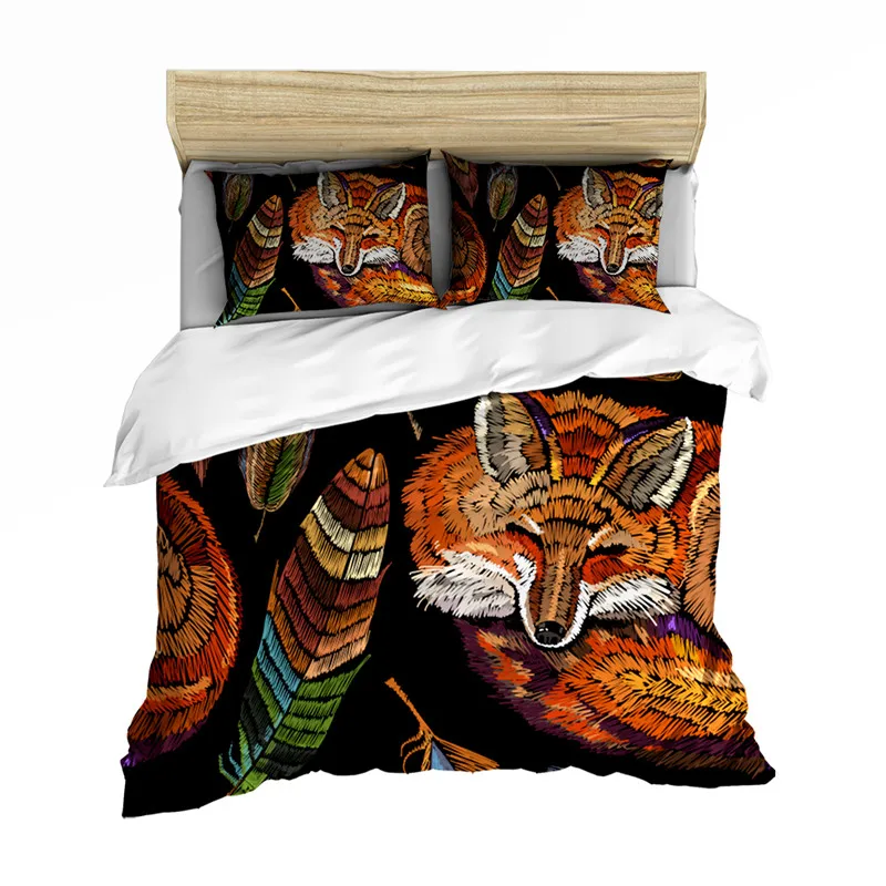 

Animal bedding set luxury bed cover set pillowcase bed cover set queen size bed cover