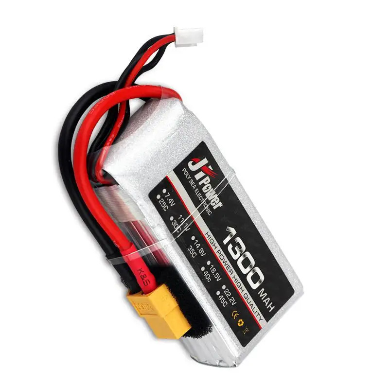 

RCtown RC LiPo Battery 2S 7.4V 1300mAh 45C For RC Airplane Drone Car Boat Truck RC Batteries Quadcopter