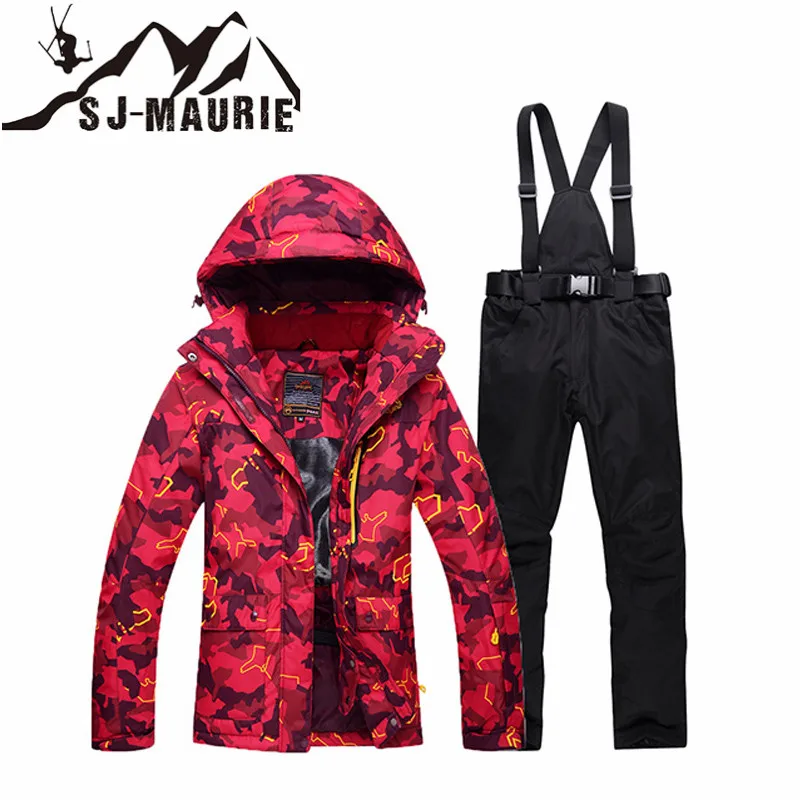 Новый Популярный лыжный костюм для женщин Зимний новый ветрозащитный