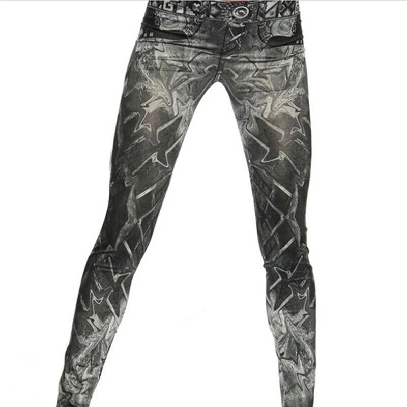 

Pattern Print Leggings Fitness Leggings For Women Sporting Workout Leggins Jogging Elastic Slim Pants