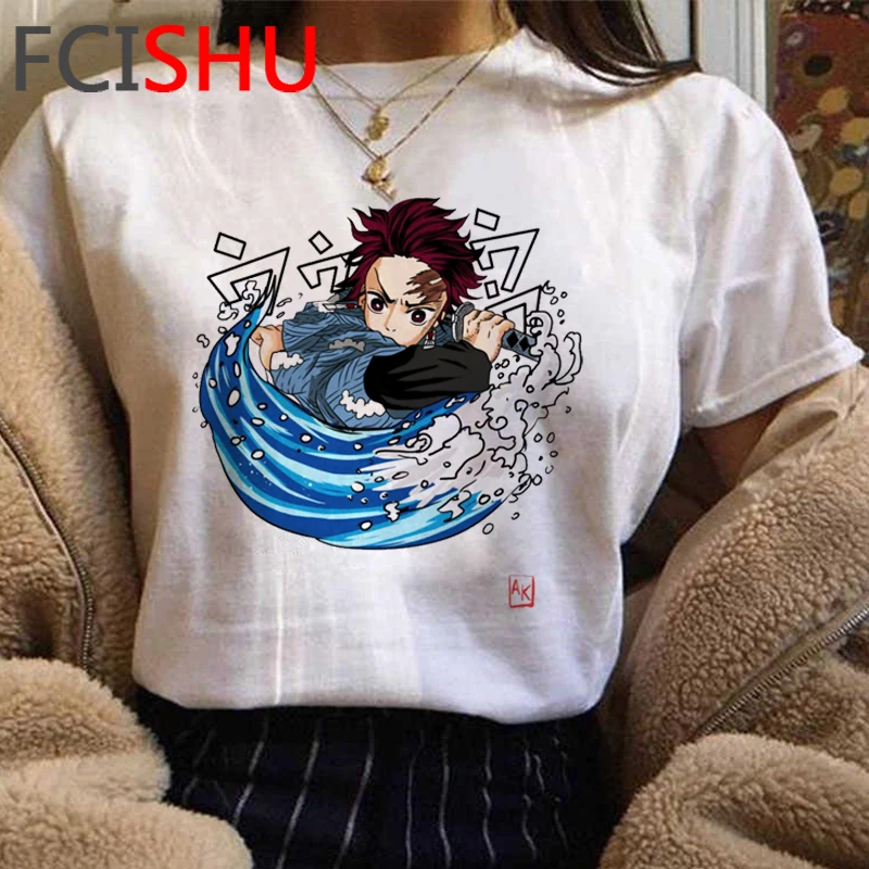 Крутая забавная футболка с изображением рассеянного демона Мужская японским