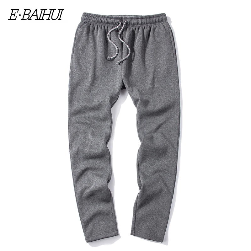 

E-BAIHUI new Men Gyms pants Mid Cotton Men's Sporting workout fitness Pants casual sweatpants jogger pant skinny trousers MJ002