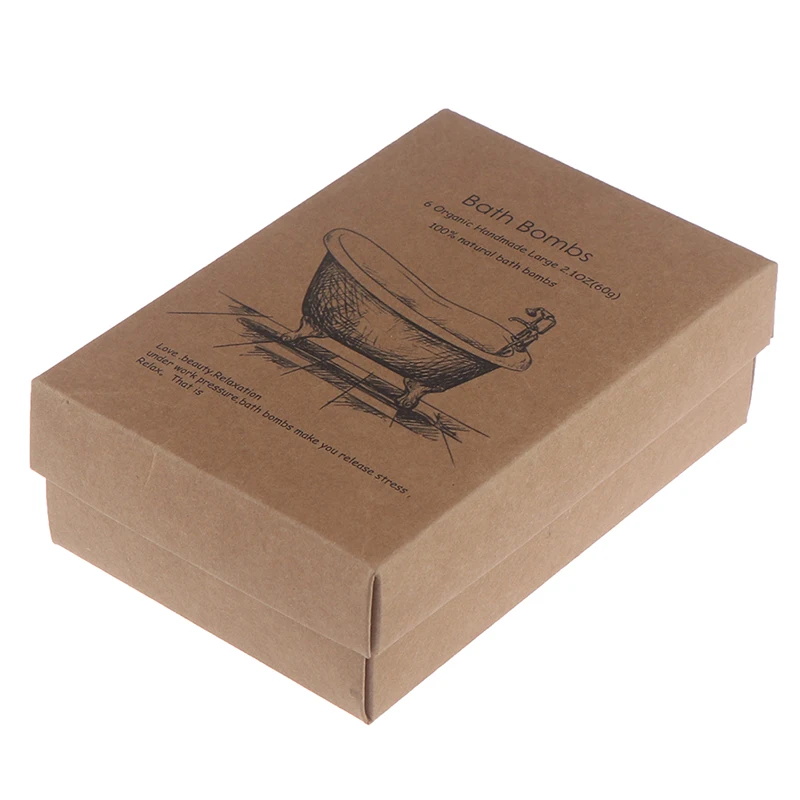 6 шт органическая соль для ванны тело эфирное масло шарик ванной средства ухода