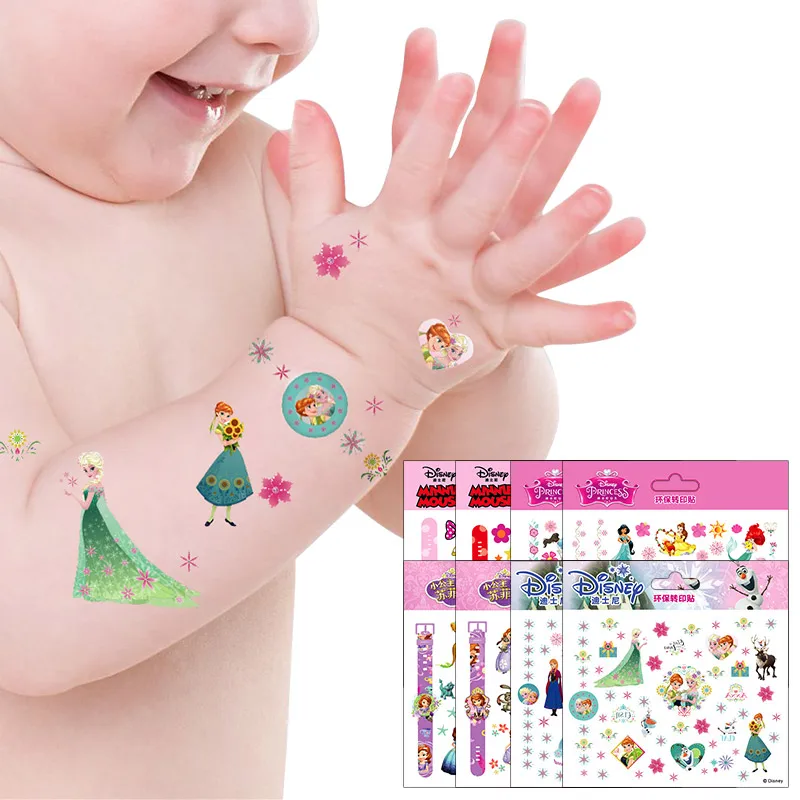 Наклейки на часы диснеевские Холодное сердце Эльза Анна мультфильм Микки Минни