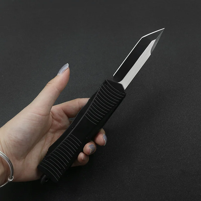 

SF 3 Types OTF Outdoor Double-Action Survival Knife Fixed Blade 440C Steel Tactical Tent Camping Equipment EDC Tool