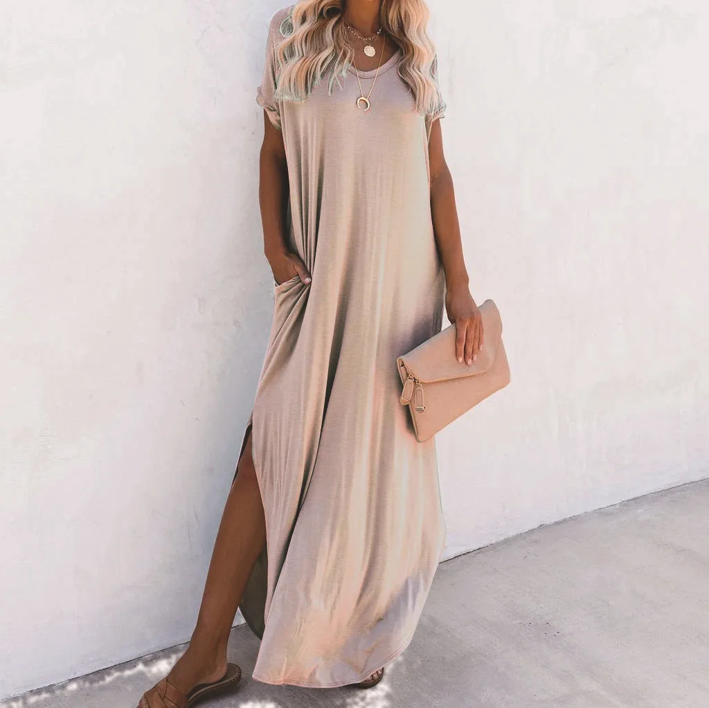 Накидки для бикини Женская туника из хлопка Пляжное Платье парео длинная кафтан