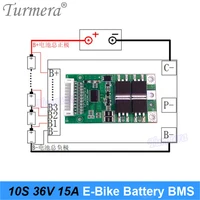 18650 battery 10s 36v 42v 15a lithium battery bms protected board for electric bike and power wheel e scooter battery use new