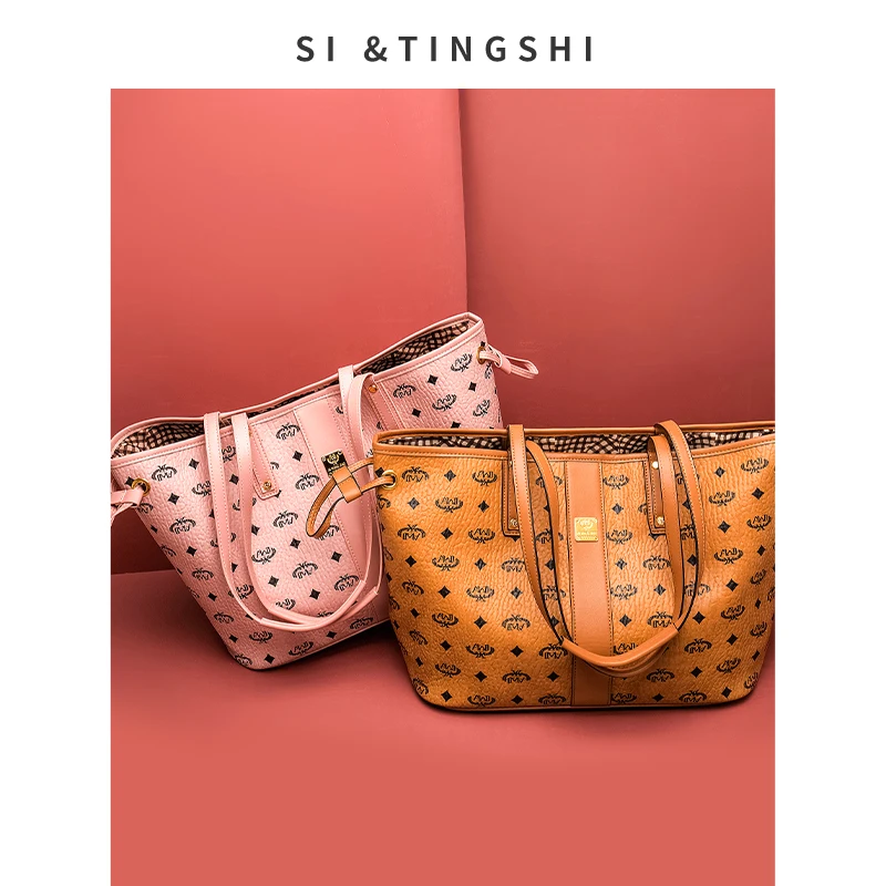 

100% оригинальная версия 2021, НОВАЯ Портативная сумка для покупок большой вместимости в стиле ретро, кошелек и сумочка от известного дизайнера...