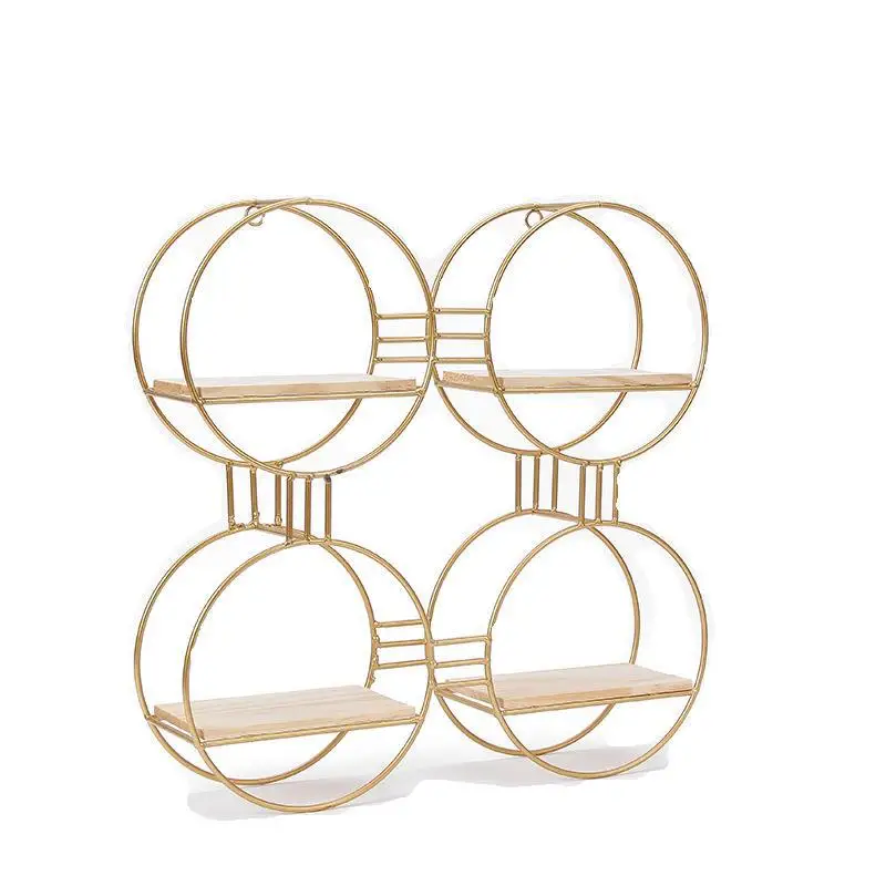 Дом металлические деревянные стеллажи для хранения подвесной Декор ящик