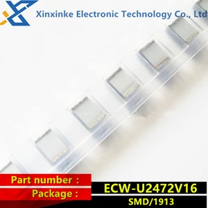 ECWU2472V16 SMD metallized film capacitor 0.0047uF 250VDC 5% PEN FILM 1913 4.7nF 4700pF ECW-U2472V16 CBB polyester capacitor