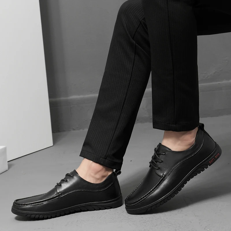 

Casual Sneaker Men's Sneakers Shoes Men Leather Sports Man Leisure Fashion For Sport Mens Black Flat Causal
