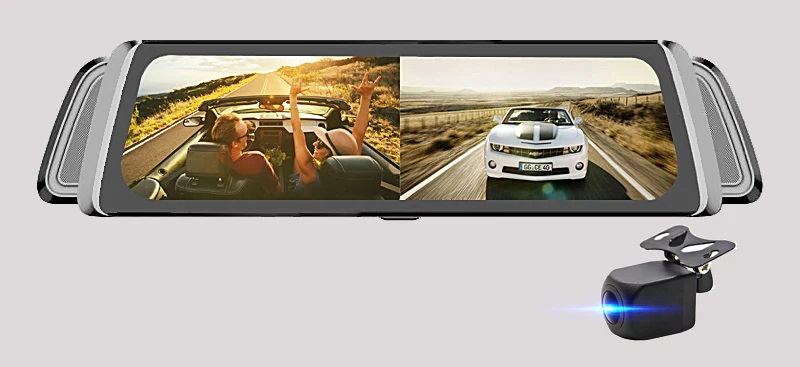 Bluavido 9,3" ips зеркальный видеорегистратор 4G Android WiFi Автомобильный видеорегистратор gps Navi ADAS FHD 1080P двойная камера зеркало заднего вида видеорегистратор