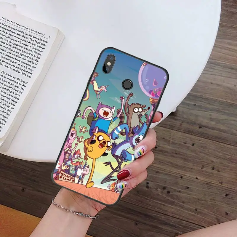 

Adventure Time with Finn and Jake high quality Phone Case shell For Xiaomi Redmi note 7 8 9 t k30 max3 9 s 10 pro lite