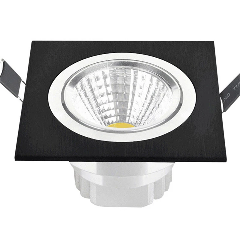 Квадратный яркий Встроенный светодиодный затемненый квадратный потолочный