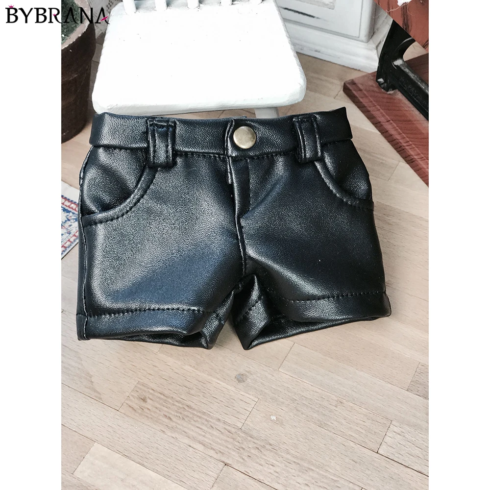 Одежда для кукол Bybrana Msd Bjd Dddy кожаные замшевые черные брюки Красивые шорты в стиле