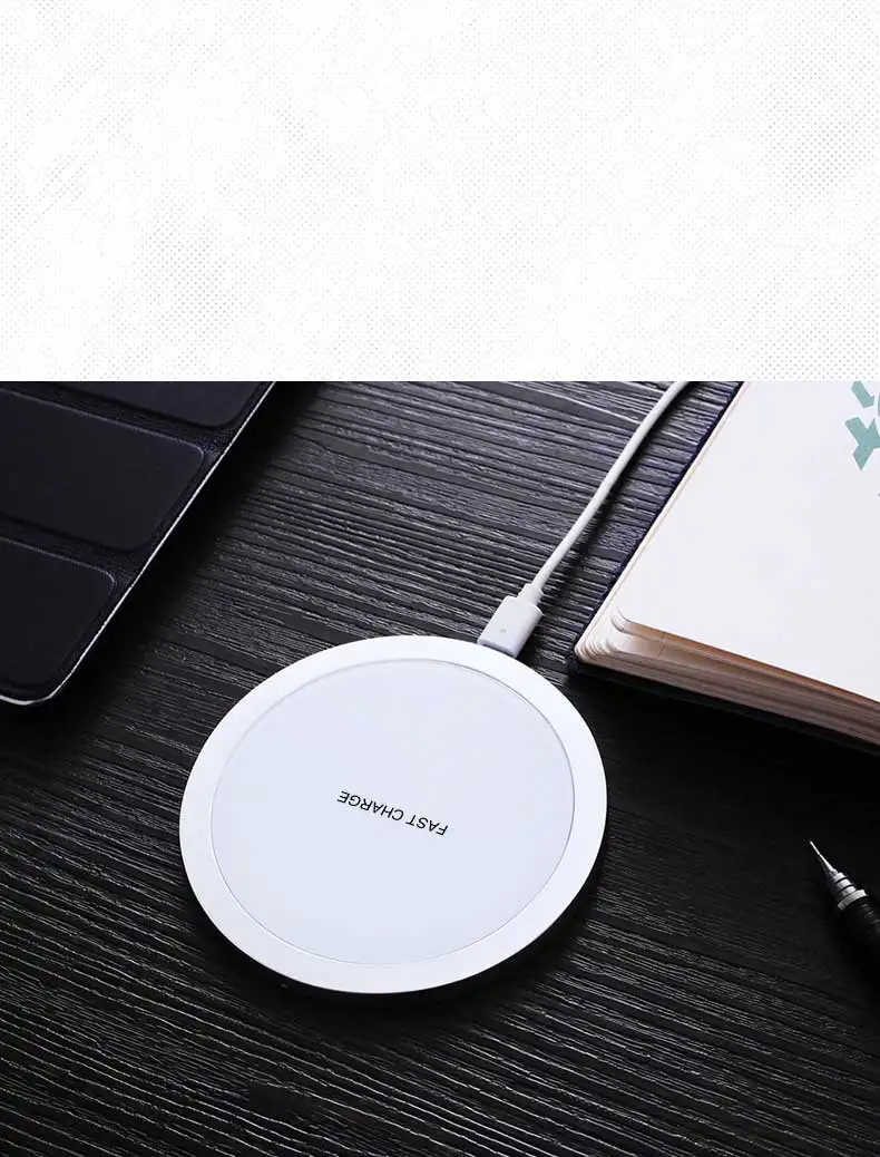 Suntaiho Qi Беспроводное зарядное устройство для iPhone Xs Max X 8 10 Вт быстрая Беспроводная зарядка для samsung S10 S9 Xiaomi Mi 9 USB зарядное устройство