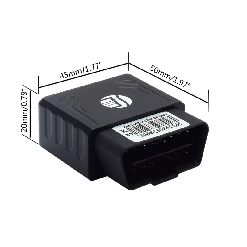 GPS-Трекер OBD TK306 16Pin Plug Play Автомобильное устройство слежения OBD2 GPS-локатор OBDII с