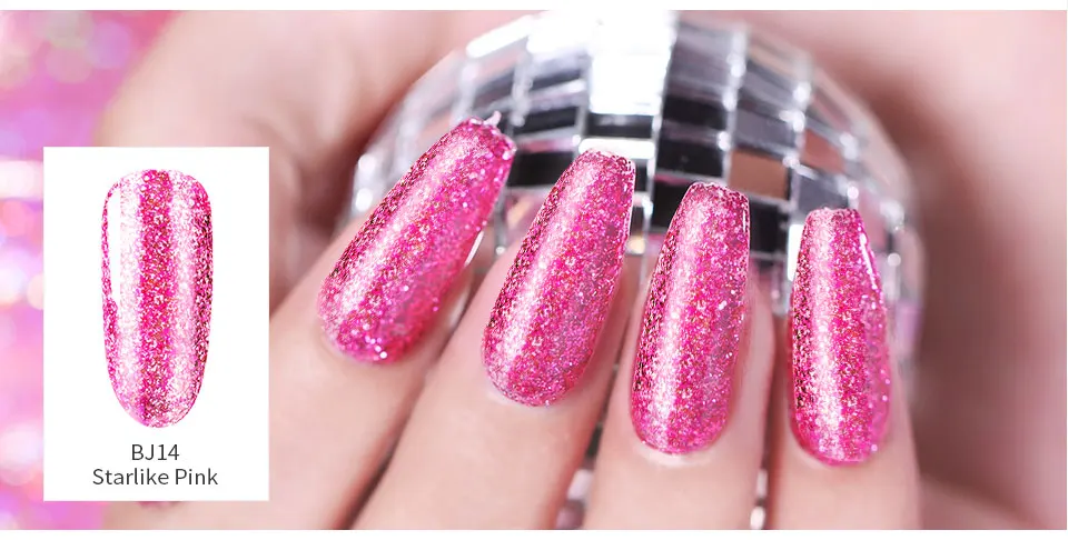 SAVILAND 6 мл сверкающий Платиновый Алмазный Блестящий Гель-лак для ногтей Блестящий 3D Алмазный УФ-светодиодный Гель-лак клей из фольги для маникюра