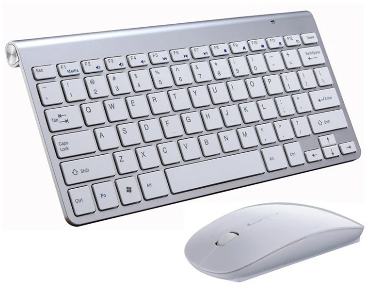 2 4 г портативная мини беспроводная клавиатура на рабочий стол Mac PC ноутбук ТВ