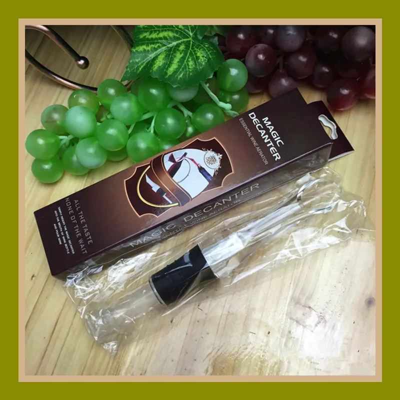 Wine Plastic Pourer Acrylic Mini Decanter Red Wine Aerator Magic Decanter Red Wine Barware Wine Separator Bar Supplies AT124