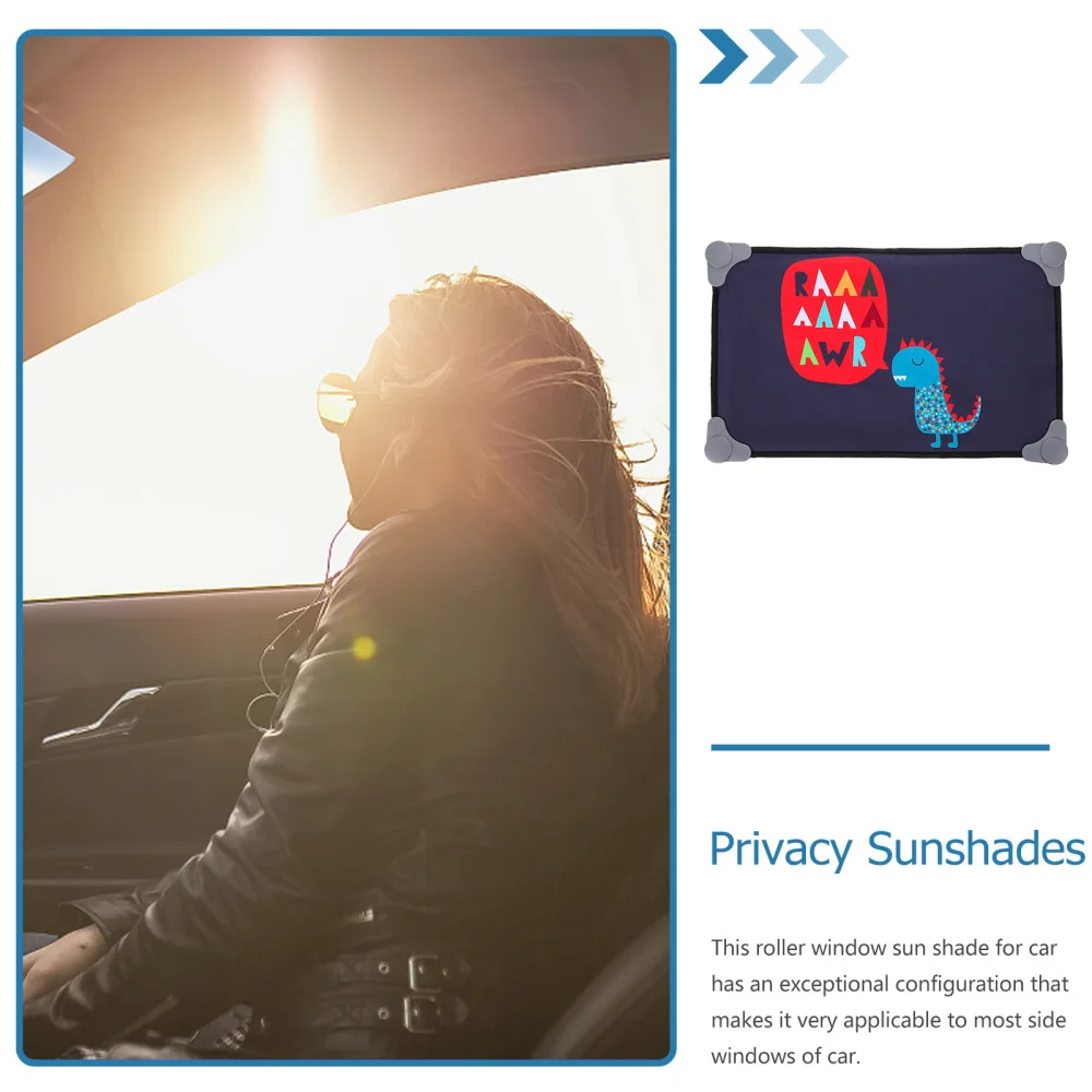 

1 Pc Lovely Car Window Sun Shade Curtain Cartoon Car Decoration for Automobile