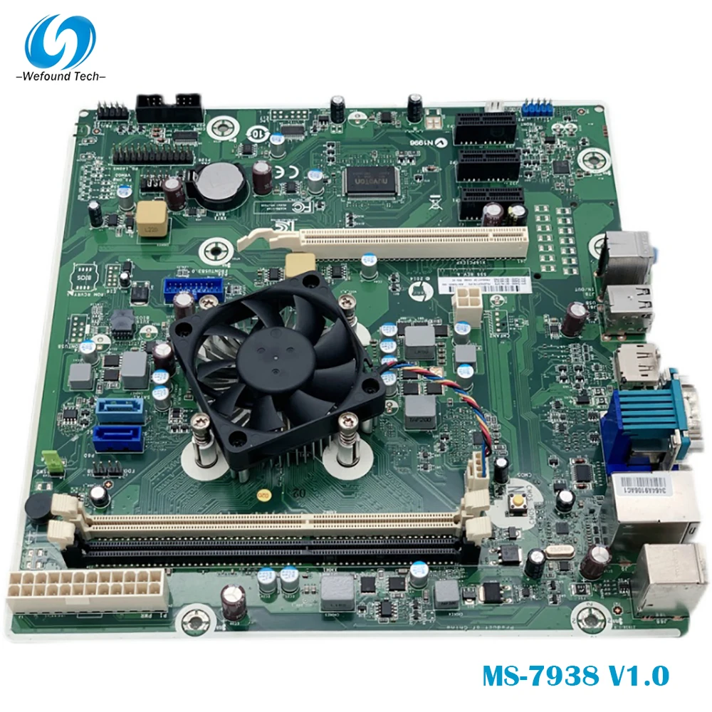

100% рабочая настольная материнская плата для HP MS-7938 V1.0 405 G2 MT A8-6410 753929-003 754093-001 754093-501 системная плата полностью протестирована