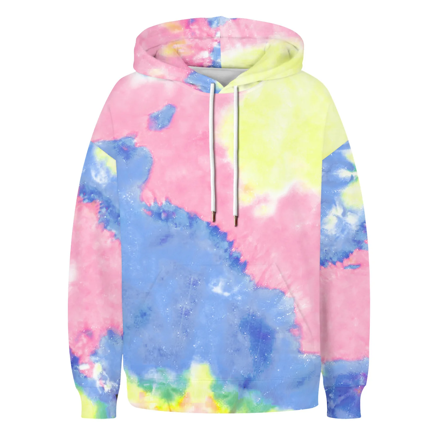 

Sweatshirt Loose Long Sleeve Hooded Sweater Women Girl New Autumn And Winter Tie Dye Printed Harajuku Hoodies Free Shiping