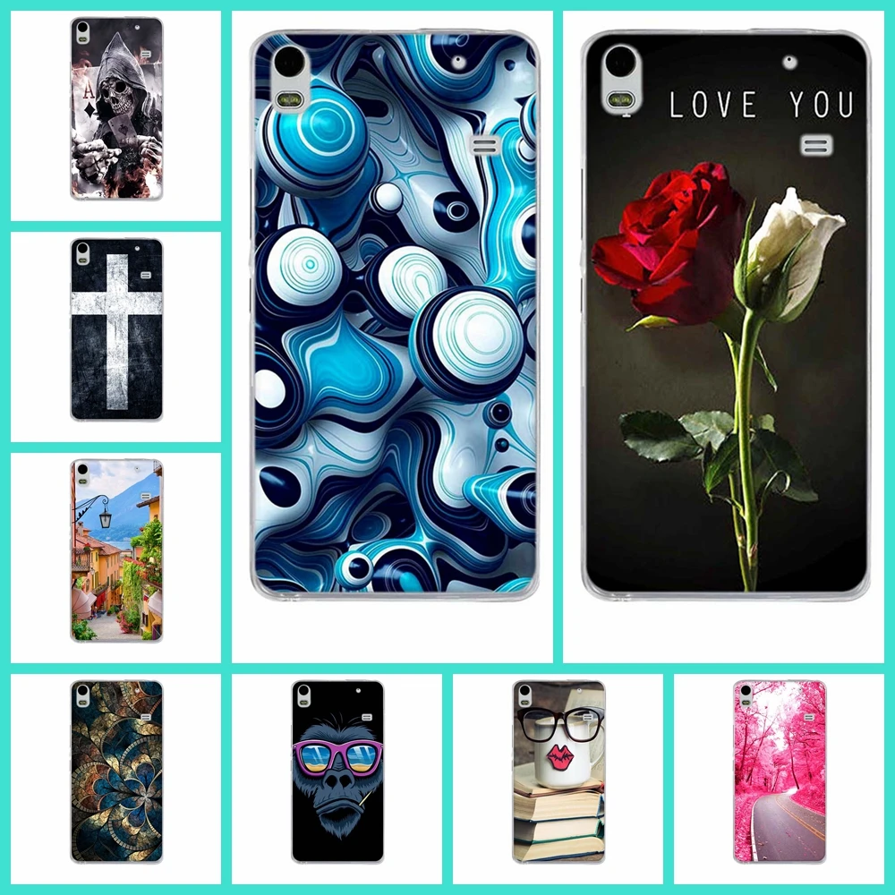 Роскошный чехол-накладка с рисунком для Lenovo A7600 чехлы телефонов мягкая задняя