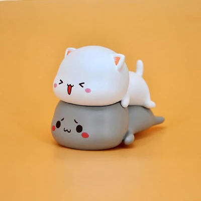 Милый Кот любви искусственное украшение для стола подарки пар милая мультяшная