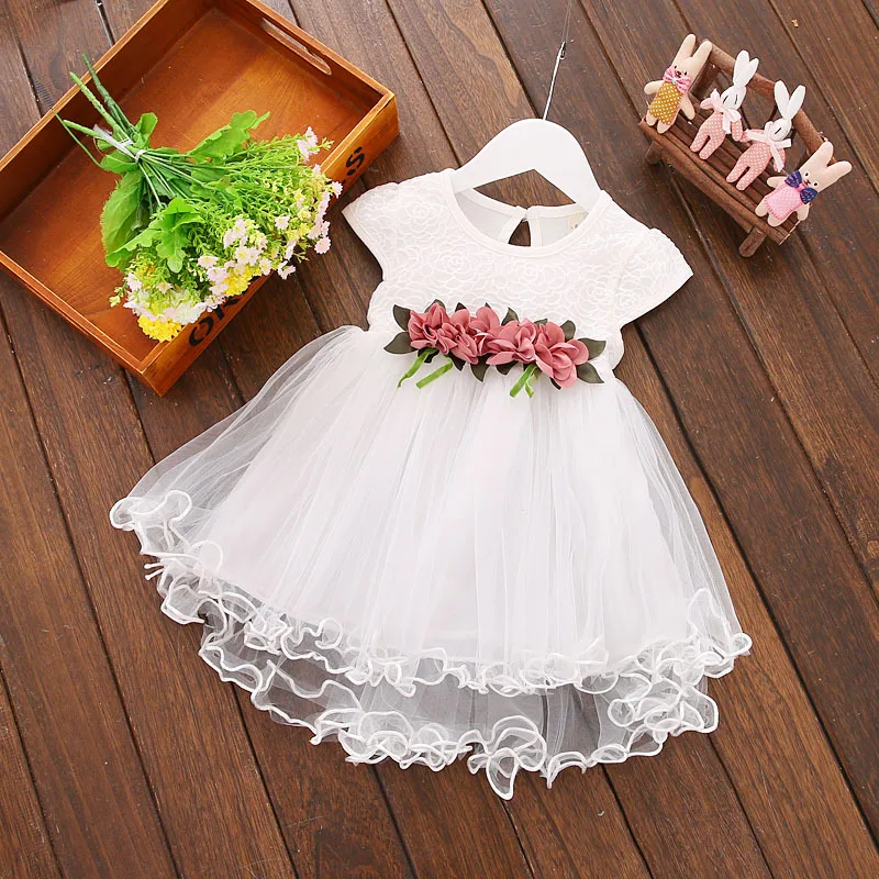 

Baby Girl Princess Dress Summer Newborn Dresses 1st Birthday Casual Dress for Baby Girl Kids Sleeveless Dress Infant Clothes