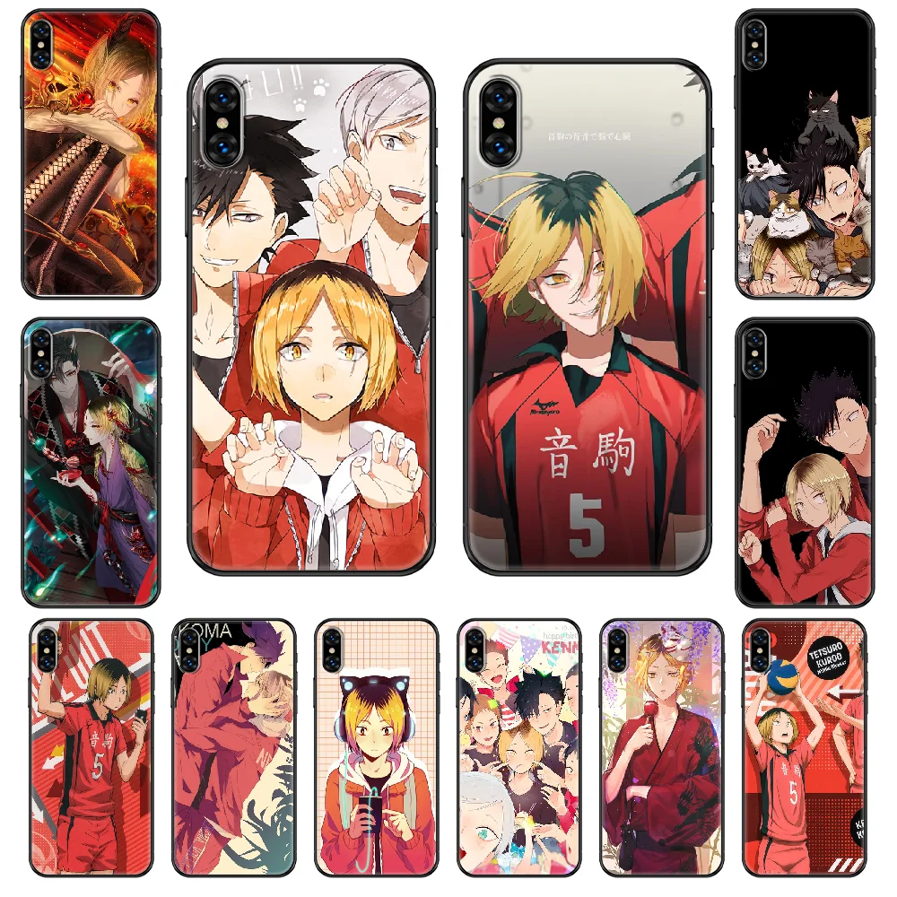 Чехол для телефона с рисунком Аниме Haikyuu Kozume Kenma корпус iphone 5 5s se 2 6 6s 7 8 12 mini plus X XS XR 11