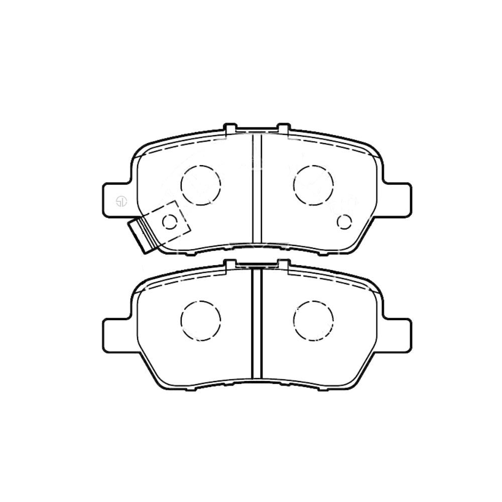 

Ceramics Brake pads for HONDA ODYSSEY 1998/09-car Parts Replacement 43022SFEN00