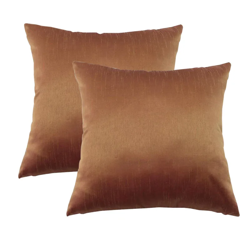 Fyjafon 2 шт. чехол для подушки однотонные наволочки декоративные коричневые