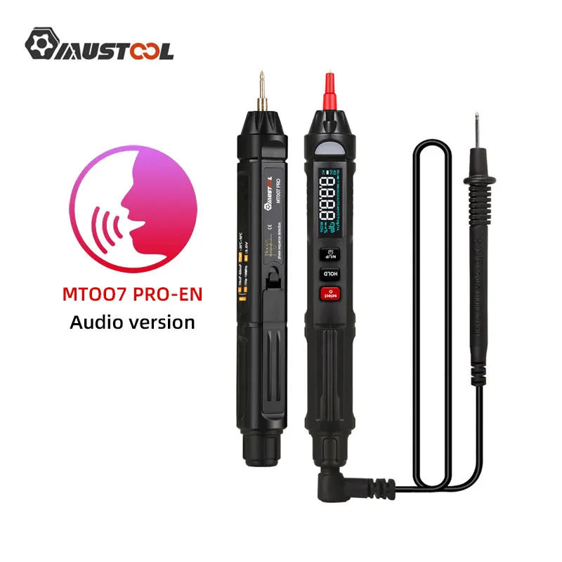 Мультиметр mustools MT007 Pro-EN 3-в-1 цифровой измеритель последовательности фаз с цветным