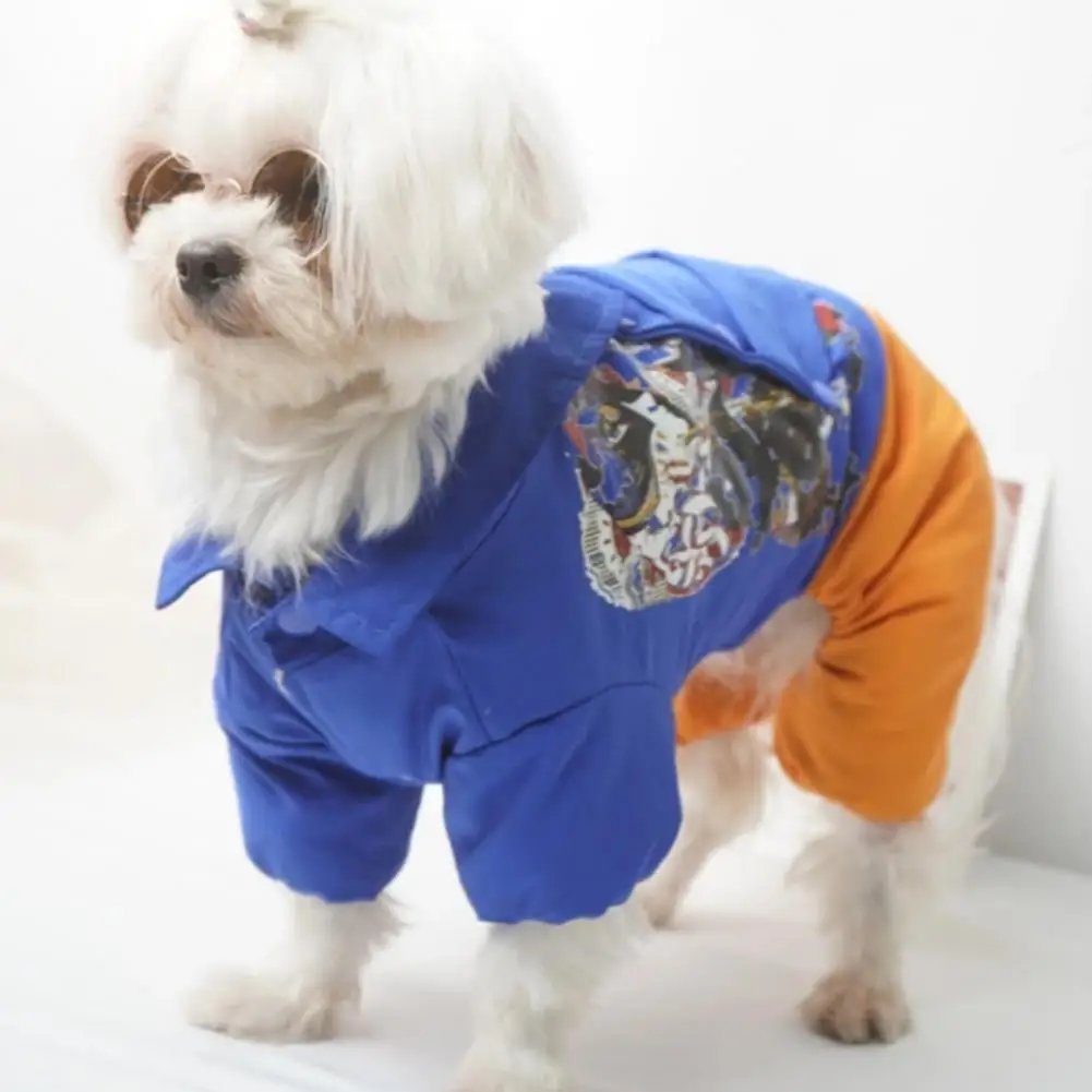 Не скатывающаяся Красивая утолщенная куртка для питомца костюм собаки с