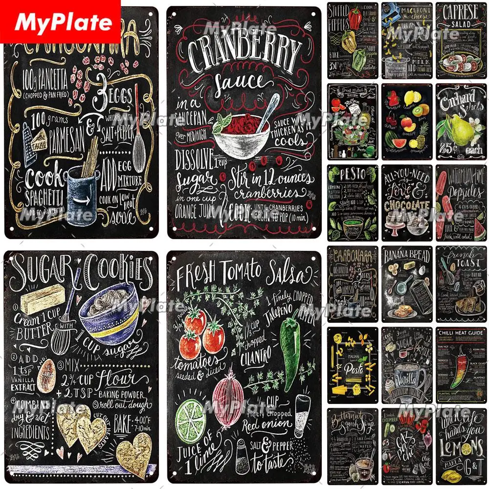 Ручная роспись винтажный металлический знак жестяной винтажное украшение для