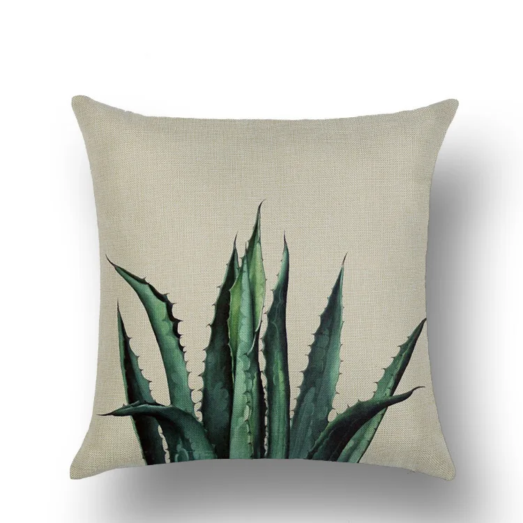 

Tropical Plants Home Decoration Bedroom Living Room Hug Pillowcase Car Sofa Cushion Pillow Cushion Cover Wholesale
