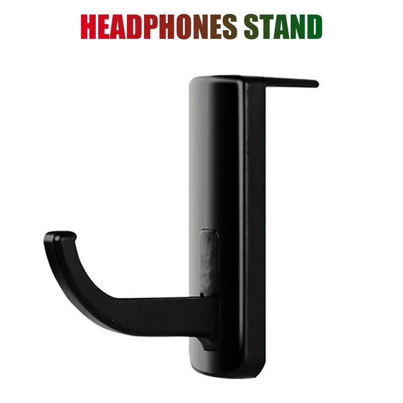 

White/Black Headphone Holder Universal Headphone Headset Hanger Wall Hook PC Monitor Earphone Stand Headphones Stand Holder