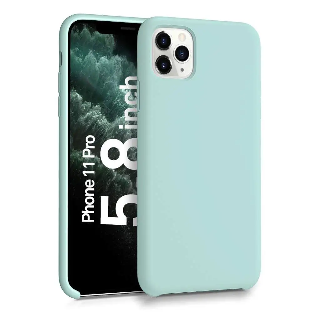 Чехол из жидкого силикона для Apple iPhone 11 Pro Max X XS XR 8 Plus 7 6 6S чехол телефона