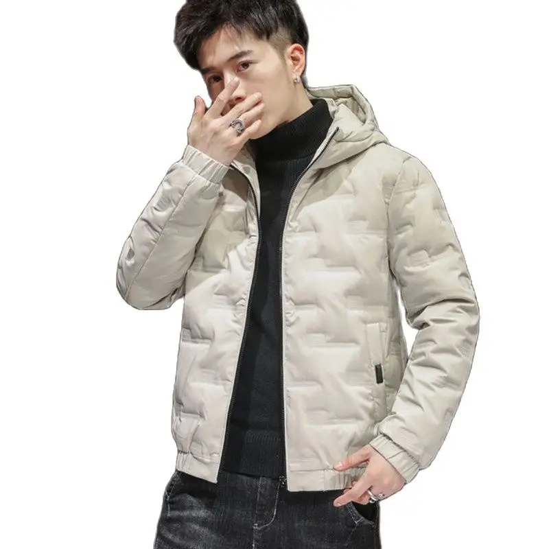Warm Thick Men Parka Jackets Winter Casual Mens  Warm Hooded Coats Male High Quality  Windbreak Cotton Padded Down Jacket
