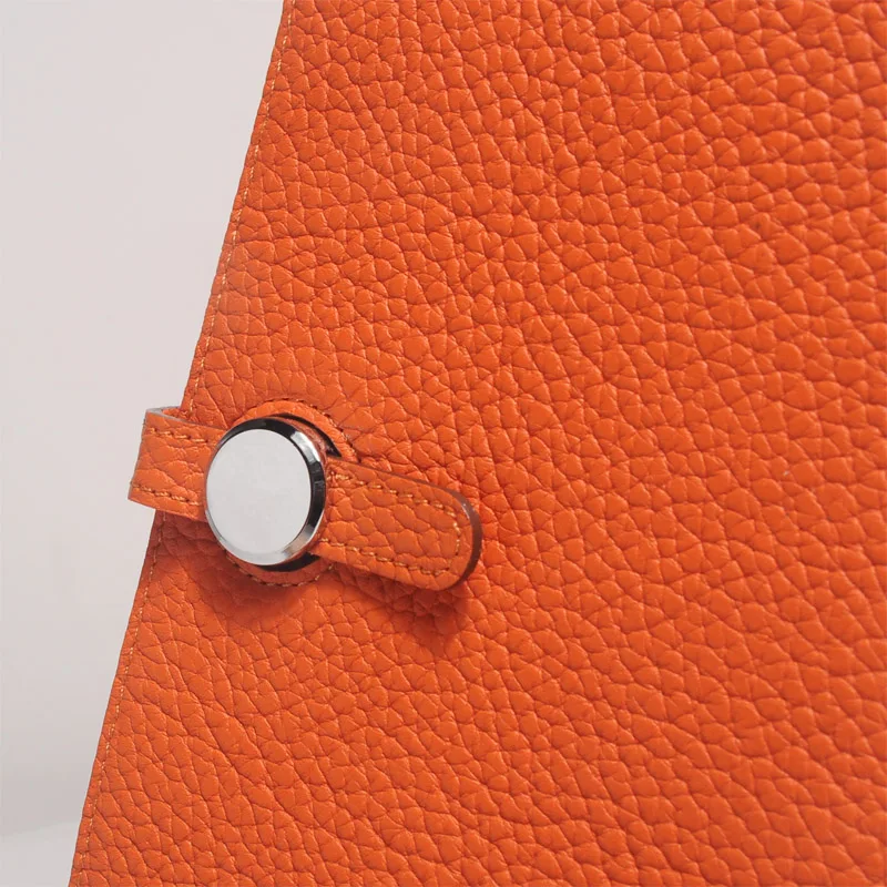 Женская кожаная сумка для паспорта OUSSON кошелек из мягкой кожи вместительная