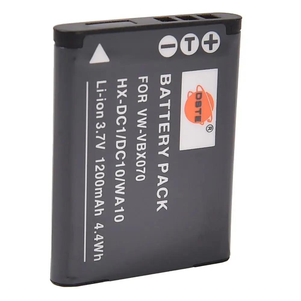 Аккумулятор DSTE для фотоаппарата 2 шт. Panasonic VW-VBX070 DC2 DC10 DC15 WA10 | Электроника