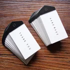 Бирки для подарка, белая бумажная бирка, 50 шт.