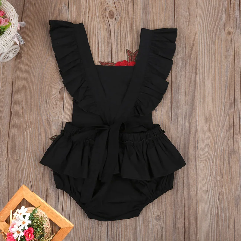 2021 Summer New Newborn Toddler Kids Baby Girls Sleeveless Jumpsuit Floral Romper Outfits Baby Girl Clothes Bodysuit Sunsuit