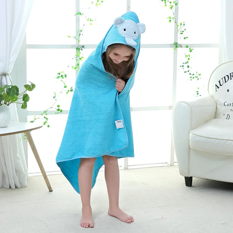 Детское Хлопковое полотенце пончо Товары для новорожденных банное младенцев