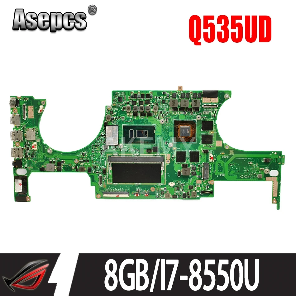 

Материнская плата для ASUS ZenBook Flip 15 UX561U Q535UD Q535U UX561UD Q535UD-BI7T11 Материнская плата ноутбука 8G / I7-8550U GTX1050 (V2G)