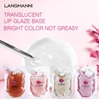 Новая губная помада ручной работы сделай сам, прозрачная глазурованная основа для губ, Увлажняющий блеск для губ, пигментная пудра, косметический материал TSLM1